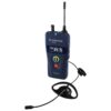 Transmitator digital full-duplex interactiv pentru sistem de interpretare si tur ghidat in frecventa UHF cu maxim 42 de canale, ultrausor, cu microfon si casca incluse, ATS-80T, Monacor 1