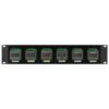 Control volum PA pe 6 direcții pentru instalare în rack de 482 mm (19″), 6 x 100 W, ATT-19100, Monacor 3