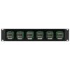 Control volum PA pe 6 direcții pentru instalare în rack de 482 mm (19″), 6 x 50 W, ATT-1950, Monacor 3