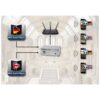 Streamer audio pentru transmitere în flux semnale audio analogice, 2 canale de intrare audio mono, maxim 50 de utilizatori simultan, AUDIOPOINT-3, Monacor 2