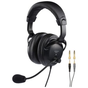 Căști stereo profesionale cu microfon dinamic, flexibil cu braț, BH-009, Monacor 1 Căști stereo profesionale cu microfon dinamic, flexibil cu braț, BH-009, Monacor