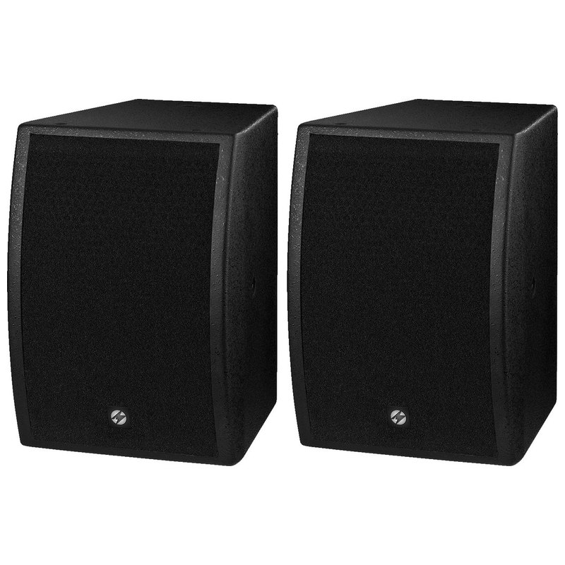 Pereche de sisteme de boxe PA profesionale, 2 x 100 W/8 Ω, negru, CLUB-1TOP, Monacor 1 Pereche de sisteme de boxe PA profesionale, 2 x 100 W/8 Ω, negru, CLUB-1TOP, Monacor