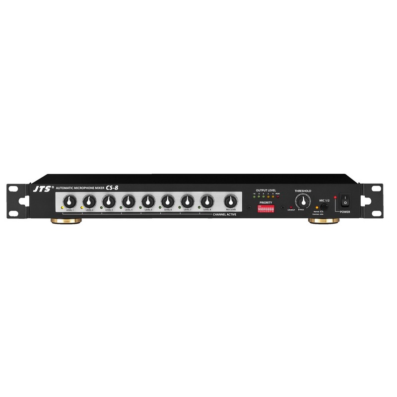 Mixer automat de microfon pentru sistem de conferinta, 8 canale, 8 intrari, CS-8, Monacor 1 Mixer automat de microfon pentru sistem de conferinta, 8 canale, 8 intrari, CS-8, Monacor