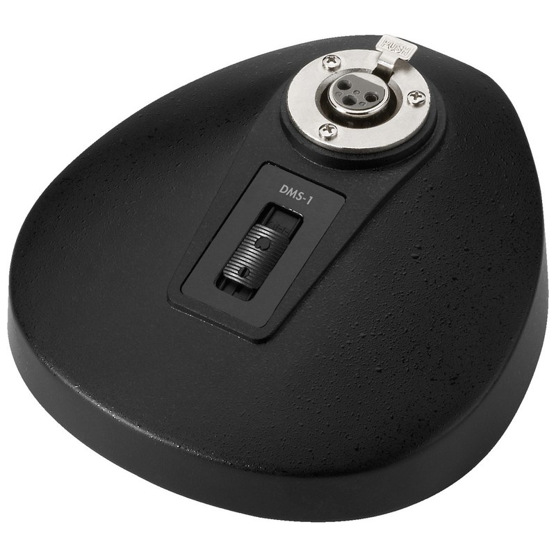 Baza microfonica desktop/pentru birou, pentru microfoane cu gât de lebădă, conexiune XLR, DMS-1, Monacor 1 Baza microfonica desktop/pentru birou, pentru microfoane cu gât de lebădă, conexiune XLR, DMS-1, Monacor