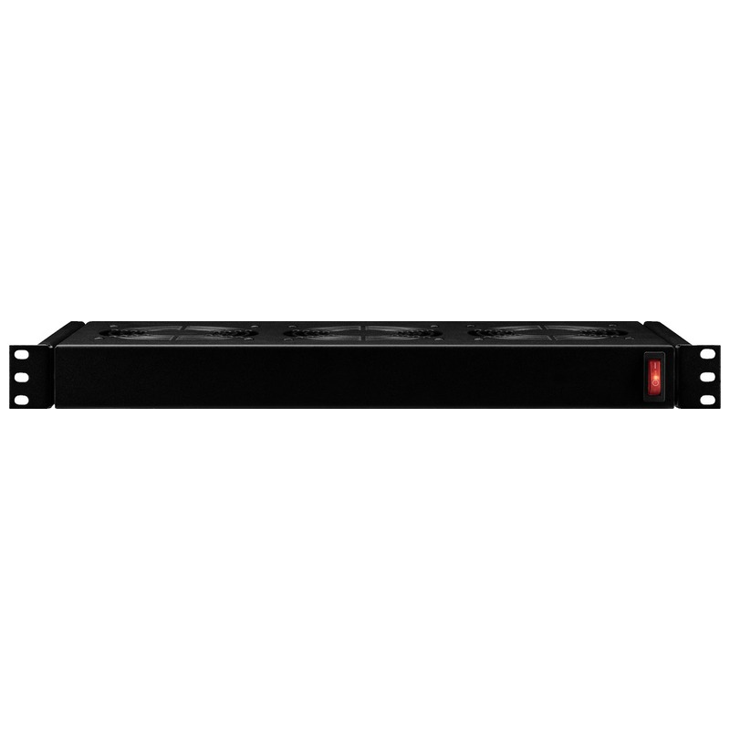 Modul de ventilație de 482 mm (19″), 1 RS, cu 3 ventilatoare, DPVEN-03, Monacor 1 Modul de ventilație de 482 mm (19"), 1 RS, cu 3 ventilatoare, DPVEN-03, Monacor