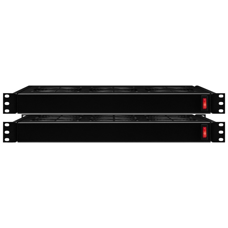 Modul de ventilație de 482 mm (19″), 1 RS, cu 3 ventilatoare, DPVEN-03, Monacor 2 Modul de ventilație de 482 mm (19"), 1 RS, cu 3 ventilatoare, DPVEN-03, Monacor - imagine 2