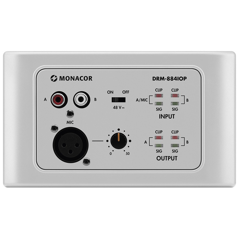 Modul de perete, pentru telecomanda routerului matriceal audio DRM-884, DRM-884IOP, Monacor 1 Modul de perete, pentru telecomanda routerului matriceal audio DRM-884, DRM-884IOP, Monacor