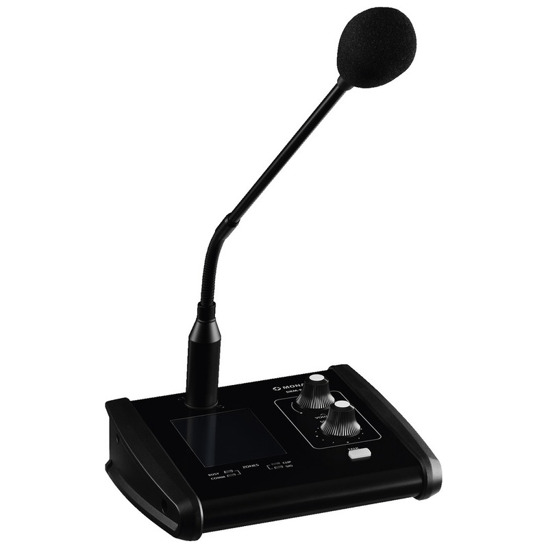 Microfon de paginare pentru zonă PA, pentru routerul matriceal audio DRM-884, conexiune RJ45, DRM-884RC, Monacor 1 Microfon de paginare pentru zonă PA, pentru routerul matriceal audio DRM-884, conexiune RJ45, DRM-884RC, Monacor