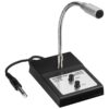 Microfon de birou PA, cu gât de lebădă, omnidirectional, conexiune jack 6.3 mm, ECM-200, Monacor 1