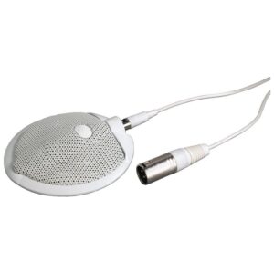 Microfon de perimetru, semicardioid, conexiune mini XLR/XLR cu 3 poli, alb, ECM-302B/WS, Monacor 1 Microfon de perimetru, semicardioid, conexiune mini XLR/XLR cu 3 poli, alb, ECM-302B/WS, Monacor