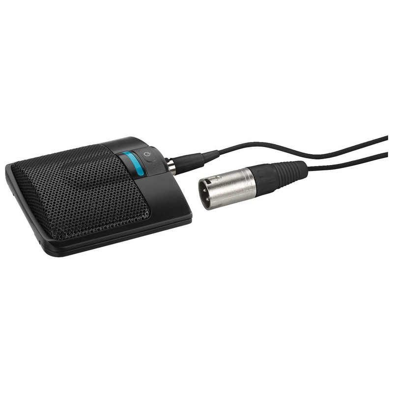 Microfon de perimetru, semisupercardioid, conexiune mini XLR/XLR cu 3 poli, negru, ECM-306B/SW, Monacor 1 Microfon de perimetru, semisupercardioid, conexiune mini XLR/XLR cu 3 poli, negru, ECM-306B/SW, Monacor