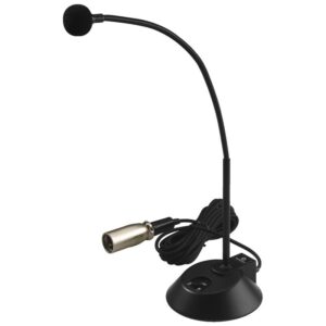 Microfon de birou PA, cu gât de lebădă, cardioid, conexiune XLR, ECM-310P, Monacor 1 Microfon de birou PA, cu gât de lebădă, cardioid, conexiune XLR, ECM-310P, Monacor