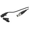 Microfon lavalieră electret, miniatural, cardioid, conexiune mini XLR 3 poli, ECM-402L, Monacor 1