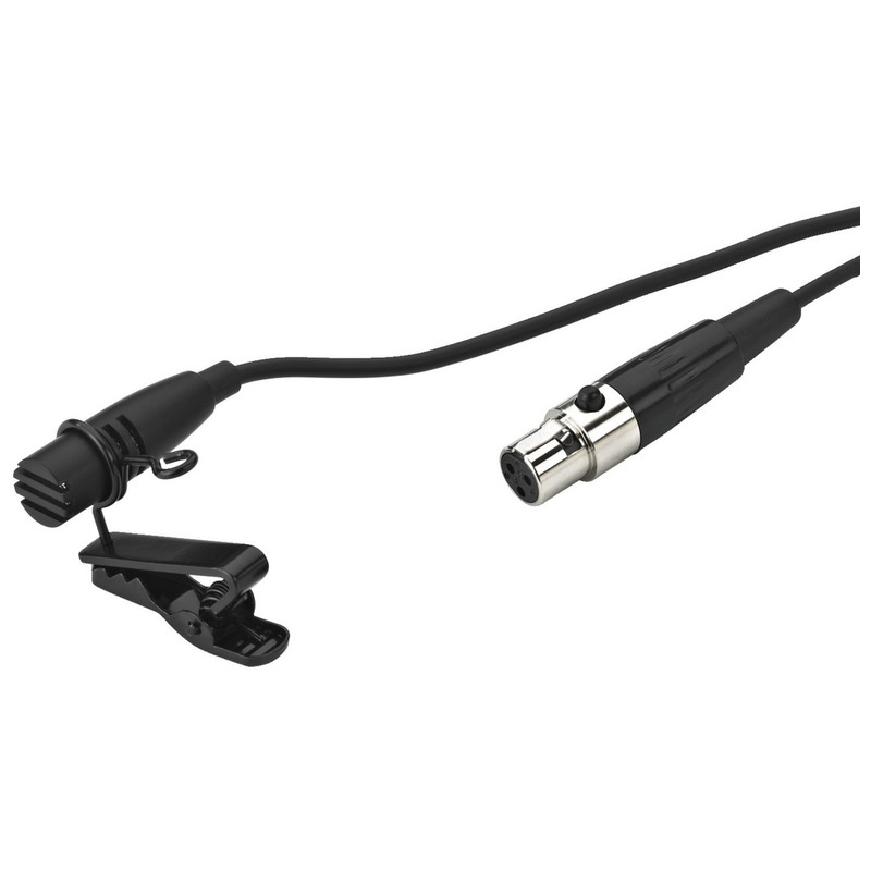 Microfon lavalieră electret, miniatural, cardioid, conexiune mini XLR 3 poli, ECM-402L, Monacor 1 Microfon lavalieră electret, miniatural, cardioid, conexiune mini XLR 3 poli, ECM-402L, Monacor