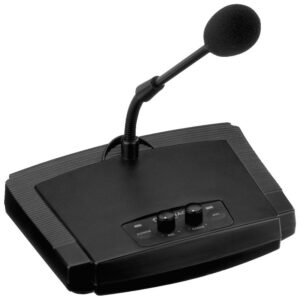 Microfon de birou PA, cu gât de lebădă, electret, cardioid, conexiune jack 6.3 mm, ECM-450, Monacor 1 Microfon de birou PA, cu gât de lebădă, electret, cardioid, conexiune jack 6.3 mm, ECM-450, Monacor