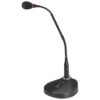 Microfon de birou PA, cu gât de lebădă, electret, cardioid, conexiune XLR, ECM-500, Monacor 1