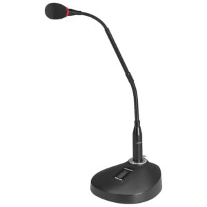 Microfon de birou PA, cu gât de lebădă, electret, cardioid, conexiune XLR, ECM-500, Monacor 1 Microfon de birou PA, cu gât de lebădă, electret, cardioid, conexiune XLR, ECM-500, Monacor