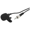 Microfon lavalieră electret, miniatural, cardioid, conexiune jack 3.5 mm, ECM-821LT, Monacor 1