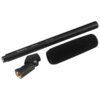 Microfon directional, alimentare phantom, cu electret, cardioid/supercardioid, conexiune XLR, ECM-925P, Monacor 1