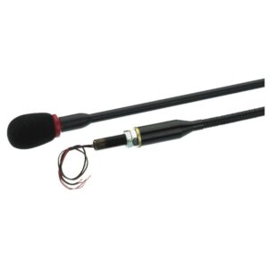 Microfon cu gât de lebădă electret, 450 mm, cu inel de iluminare roșie, cardioid, EMG-610P, Monacor 1 Microfon cu gât de lebădă electret, 450 mm, cu inel de iluminare roșie, cardioid, EMG-610P, Monacor