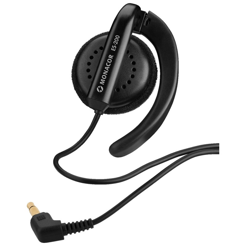 Căști mono, conexiune jack mono de 3,5 mm, ES-200, Monacor 1 Căști mono, conexiune jack mono de 3,5 mm, ES-200, Monacor