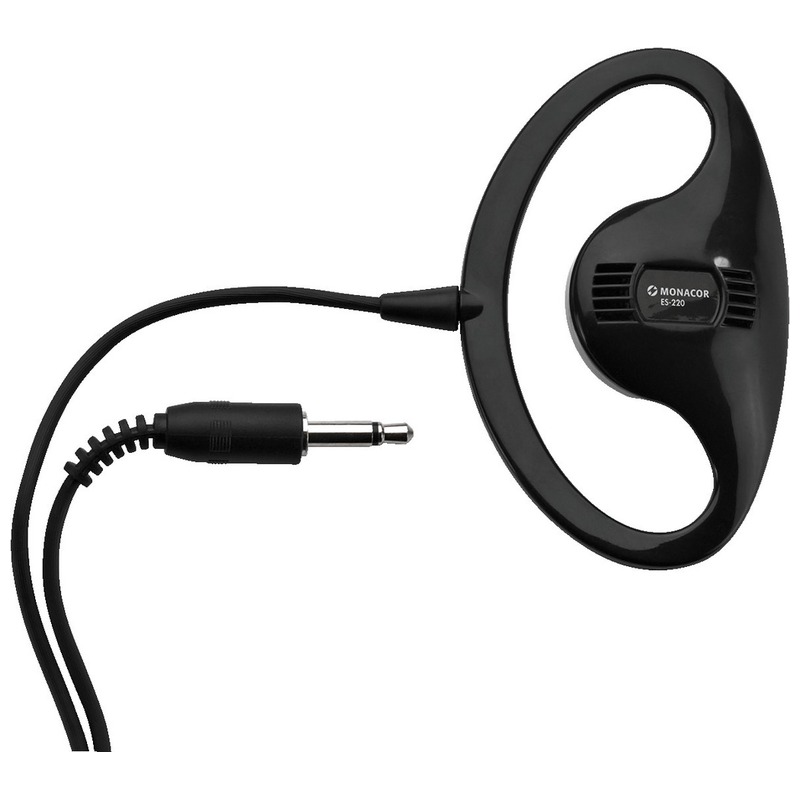 Căști mono, conexiune jack mono de 3,5 mm, ES-220, Monacor 1 Căști mono, conexiune jack mono de 3,5 mm, ES-220, Monacor