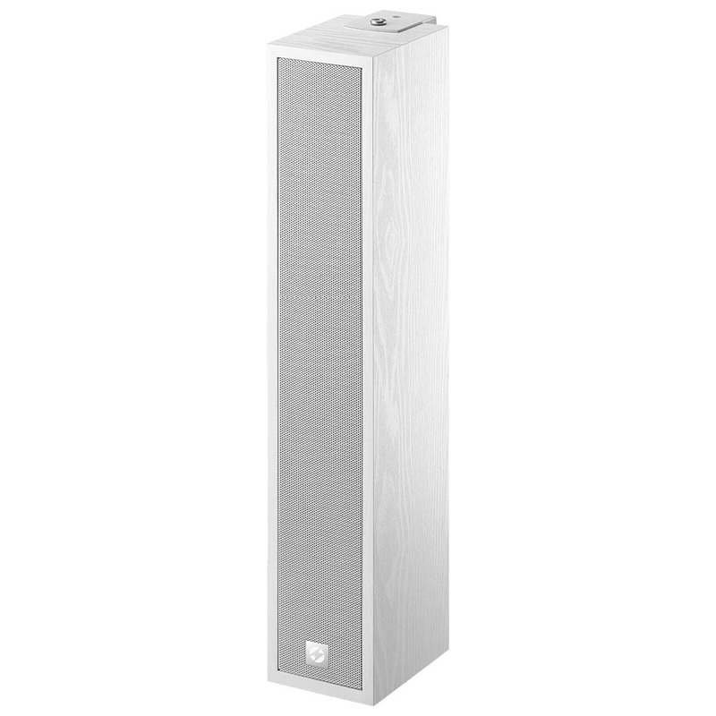Difuzor de perete tip coloana pentru adresare publica cu transformator 100V, cu 3 cai, 40W, alb, de inalta calitate cu carcarsa din lemn, ETS-340TW/WS, Monacor 1 Difuzor coloana carcasa lemn Monacor ETS 340TW WS alb