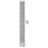 Difuzor de perete tip coloana pentru adresare publica cu transformator 100V, cu 2 cai, 40W, IP66, alb, rezistent la intemperii, ETS-442TW/WS, Monacor 1 Difuzor profesional coloana Monacor ETS 442TW WS 40W alb