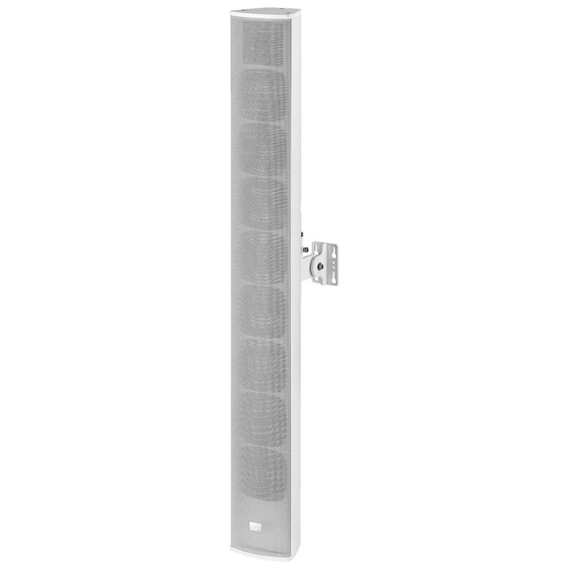 Difuzor de perete tip coloana pentru adresare publica cu transformator 100V, cu 2 cai, 40W, IP66, alb, rezistent la intemperii, ETS-442TW/WS, Monacor 1 Difuzor profesional coloana Monacor ETS 442TW WS 40W alb