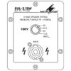 Difuzor profesional pentru adresare publica, cu transformator 100V, cu 2 cai, 50 W, 8”, negru, EUL-2/SW, Monacor 7