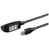 Lampă LED cu gât de lebădă, GNL-300USB, Monacor 1