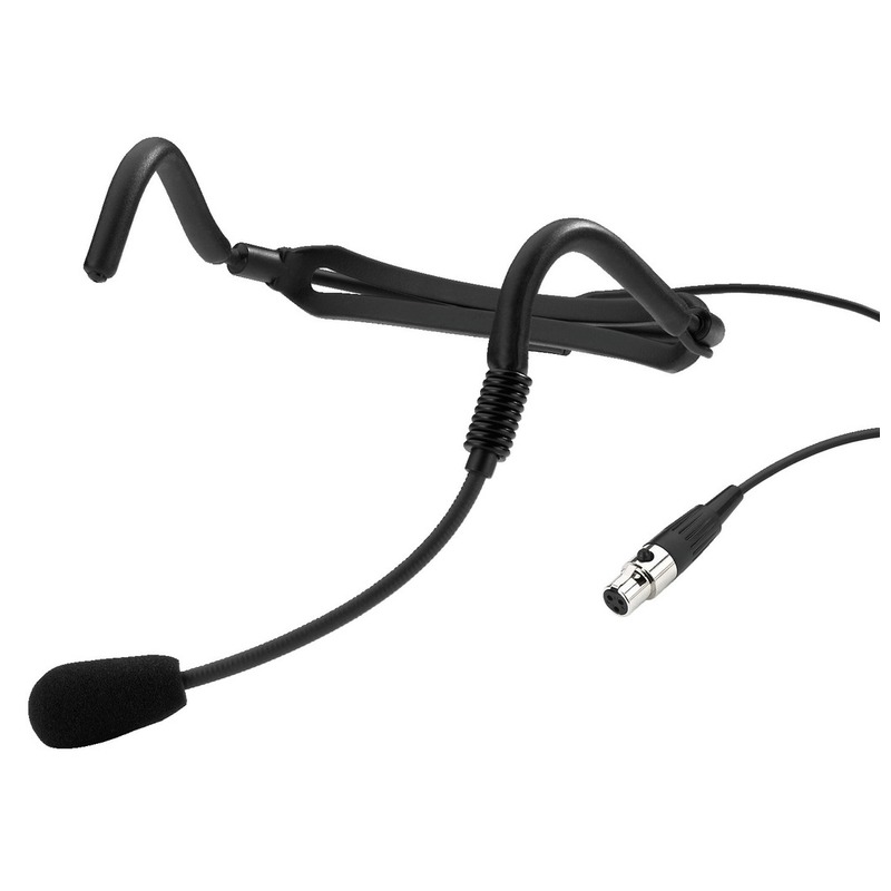 Microfon electret invers cu bandă de susținere, supercardioid, conexiune mini XLR cu 3 poli, HSE-110, Monacor 1 Microfon electret invers cu bandă de susținere, supercardioid, conexiune mini XLR cu 3 poli, HSE-110, Monacor