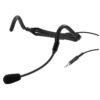 Microfon electret invers cu bandă de susținere, supercardioid, conexiune jack 3.5 mm, HSE-120, Monacor 1