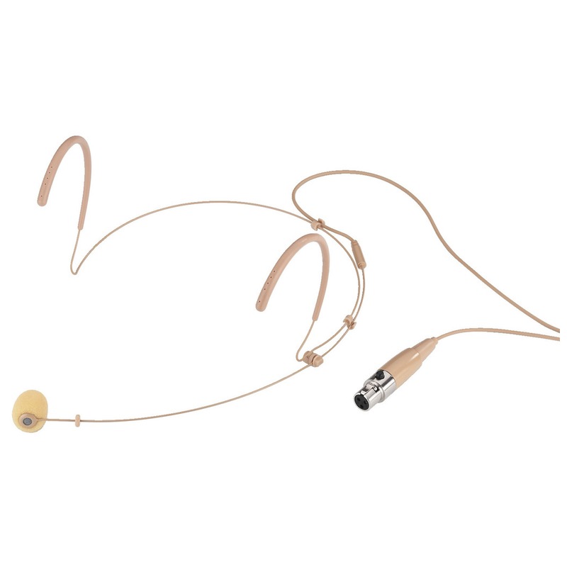 Microfon electret invers cu bandă de susținere ultra-ușor, cardioid, conexiune mini XLR cu 3 poli, HSE-132/SK, Monacor 1 Microfon electret invers cu bandă de susținere ultra-ușor, cardioid, conexiune mini XLR cu 3 poli, HSE-132/SK, Monacor