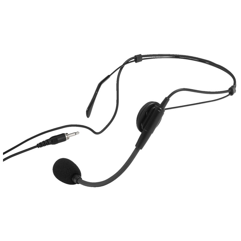 Microfon electret cu bandă de susținere, cardioid, conexiune mono jack 3.5 mm, HSE-86, Monacor 1 Microfon electret cu bandă de susținere, cardioid, conexiune mono jack 3.5 mm, HSE-86, Monacor
