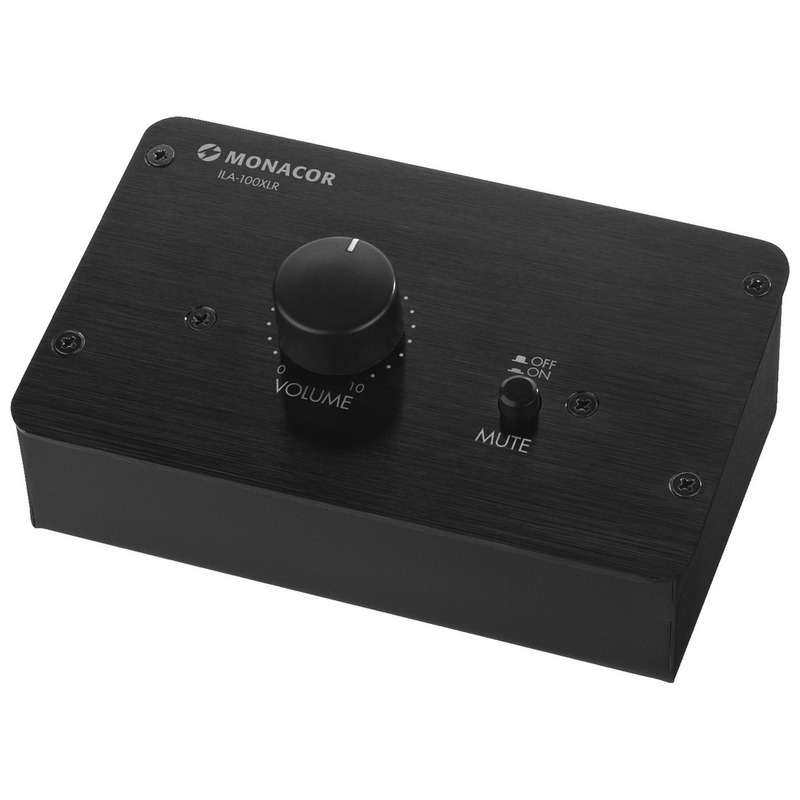 Control pasiv al nivelului stereo (versiunea XLR), ILA-100XLR, Monacor 1 Control pasiv al nivelului stereo (versiunea XLR), ILA-100XLR, Monacor