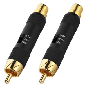 Atenuatoare de nivel pasive RCA la RCA, ILA-1020, Monacor 1 Atenuatoare de nivel pasive RCA la RCA, ILA-1020, Monacor