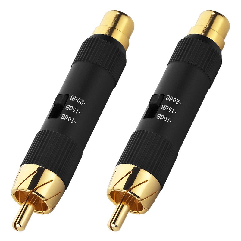 Atenuatoare de nivel pasive RCA la RCA, ILA-1020, Monacor 1 Atenuatoare de nivel pasive RCA la RCA, ILA-1020, Monacor