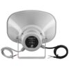 Difuzor activ tip goarna pentru adresare publica, de exterior, cu transformator 100V, 30W, IP66, alb, rezistent la intemperii, IT-130AK, Monacor 2