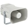 Difuzor cu certificare EN 54-24 tip goarna pentru adresare publica, de exterior, cu transformator 100V, 30W, IP66, gri, rezistent la intemperii, IT-32EN, Monacor 1