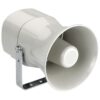 Difuzor tip goarna pentru adresare publica, de exterior, cu transformator 100V, 25W, IP54, gri, rezistent la intemperii, IT-33, Monacor 1