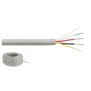 Cablu pentru linie de semnal, pentru tehnologie de alarmă, PA și comunicați, tip J-Y(St)Y, 4 x 0,5 mm2, 100 m, JYSTY-2208, Monacor 1 Cablu pentru linie de semnal, pentru tehnologie de alarmă, PA și comunicați, tip J-Y(St)Y, 4 x 0,5 mm2, 100 m, JYSTY-2208, Monacor