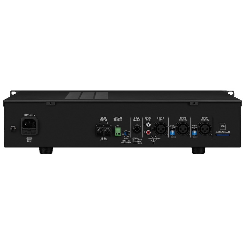 Amplificator activ cu buclă de inducție, cu compresor dinamic, suprafata maxim 750 m², LA-402, Monacor 2 Amplificator activ cu buclă de inducție, cu compresor dinamic, suprafata maxim 750 m², LA-402, Monacor - imagine 2