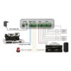 Adaptor PA pentru anunțuri telefonice, pentru conectarea la un sistem telefonic ca linie de extensie analogică AB, MAESTRO-1, Monacor 2