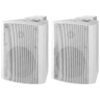 Difuzoare de perete (pereche) active/pasive pentru adresare publica, cu 2 cai, 2 x 40W, 5″, alb, MKA-50SET/WS, Monacor 1