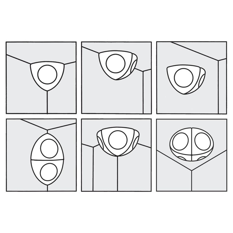Pereche de sisteme de boxe pentru montare pe perete/tavan/colț, 15 W, 8 Ω, full range, 4″, alb, MKS-48/WS, Monacor 2 Pereche de sisteme de boxe pentru montare pe perete/tavan/colț, 15 W, 8 Ω, full range, 4", alb, MKS-48/WS, Monacor - imagine 2