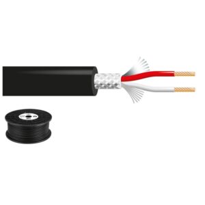 Cablu audio pentru microfon, negru, calitate superioara, 100 m, 2 x 0,22mm, OFC, MCL-152/SW, Monacor 1 Cablu audio pentru microfon, negru, calitate superioara, 100 m, 2 x 0,22mm, OFC, MCL-152/SW, Monacor