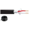 Cablu audio pentru microfon, negru, calitate superioara, 50 m, 2 x 0,22mm, OFC, MCL-52/SW, Monacor 1