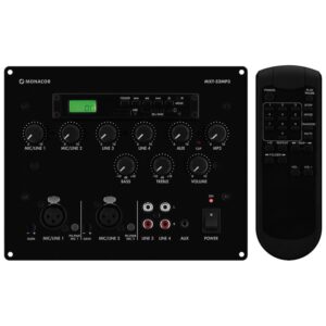 Mixer cu player MP3 integrat, 6 canale, 5 intrari, USB, MXT-52MP3, Monacor 1 Mixer cu player MP3 integrat, 6 canale, 5 intrari, USB, MXT-52MP3, Monacor