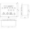 Mixer cu player MP3 integrat, 6 canale, 5 intrari, USB, MXT-52MP3, Monacor 2